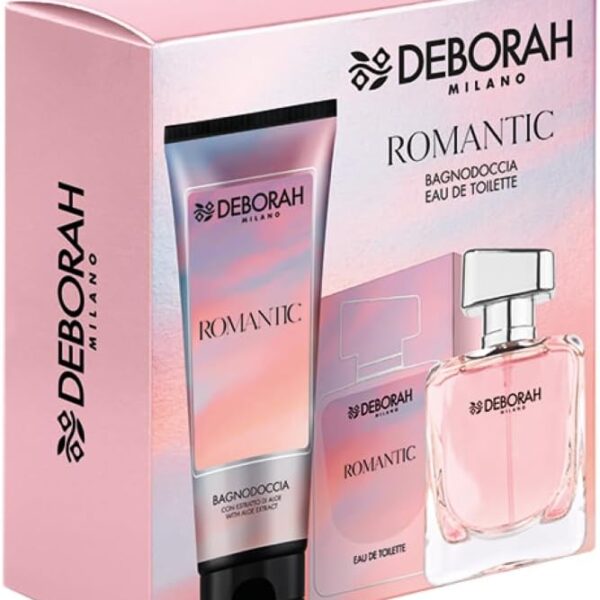 Deborah Romantic gift set - women's eau de toilette 100 ml + shower gel 250 ml