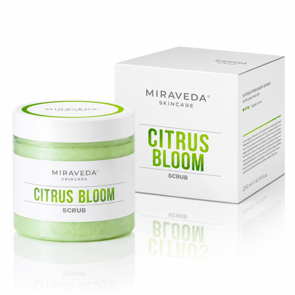 MIRAVEDA Citrus Bloom Scrub Italwax со масло од кора од лимета и ситен шеќер