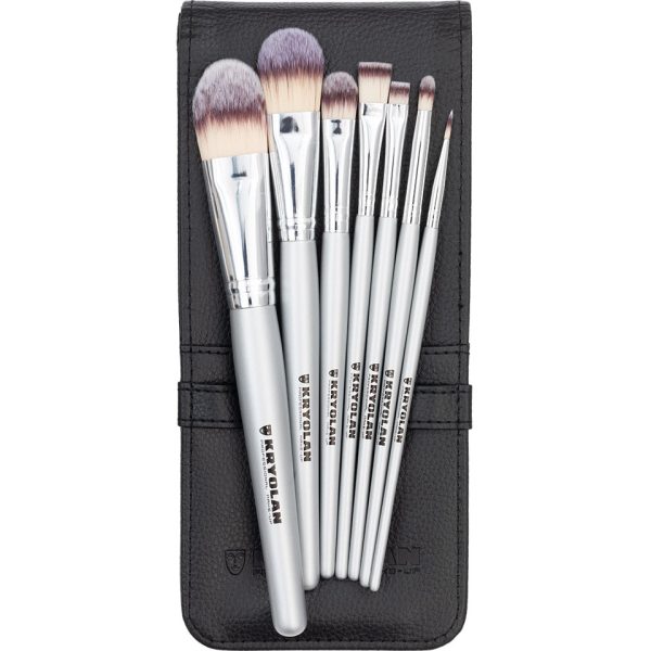 Kryolan Make-up Brush Set со 7 вегански четки