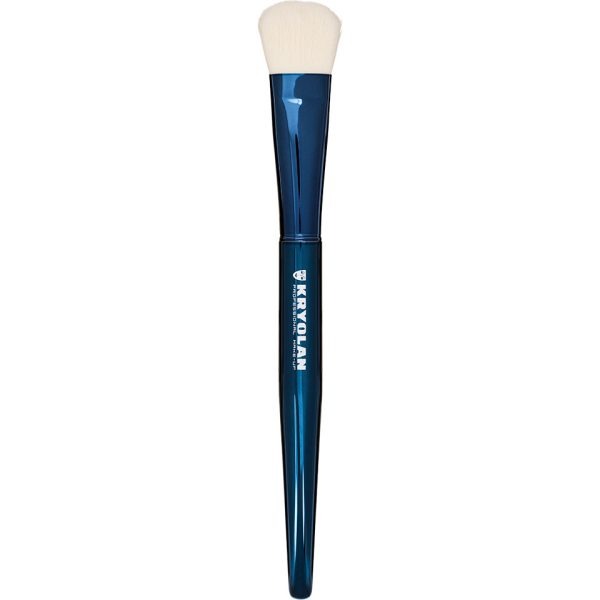Kryolan Blue Master Complexion Blending Brush Large 8935 професионална голема четка за рамномерно нанесување и блендирање производи за тен