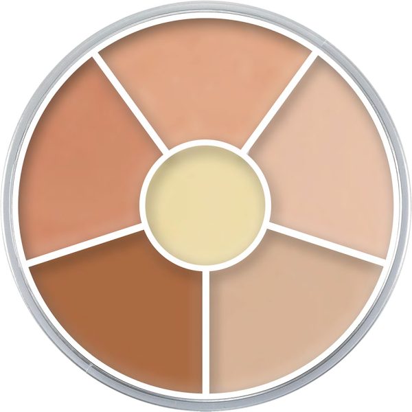 Kryolan Ultra Foundation Color Circle 40 g палета со шест кремасти нијанси